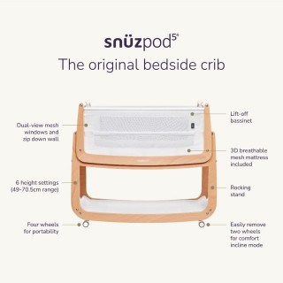 SnuzPod kolevka za bebe, Natural 