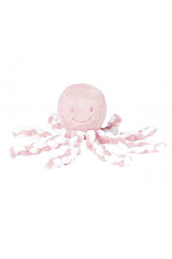 Nattou plišana igračka hobotnica, roze 