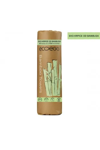 Ecoegg krpica od bambusa, 20 listova 