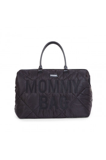 Childhome Mommy Bag nursery bag, puffered crna 