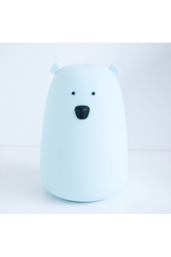 Rabbit n Friends lampa medved plava 