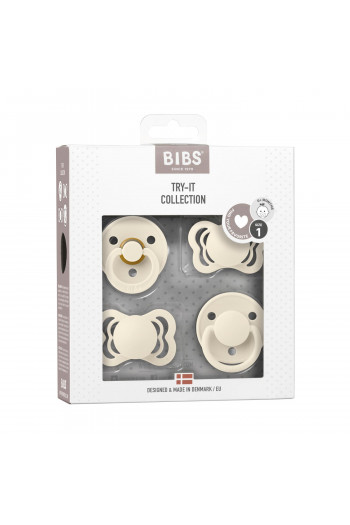 Bibs laža Try-it Ivory 4kom 