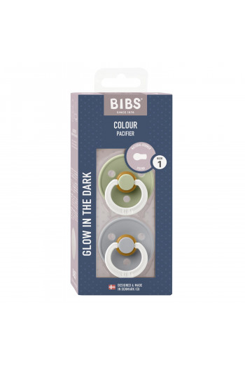 Bibs laža Sage night and Cloud night vel 1, 2 kom 