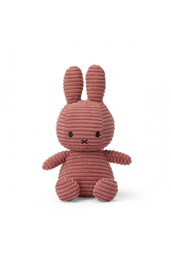 Miffy plišani zeka Corduroy 23cm Dusty Rose 