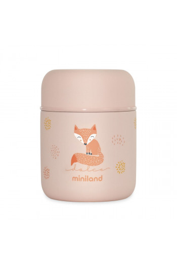 Miniland termos za hranu mini od 280ml roze 