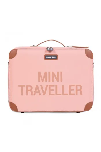 Child home dečiji kofer Mini Traveller,pink copper 