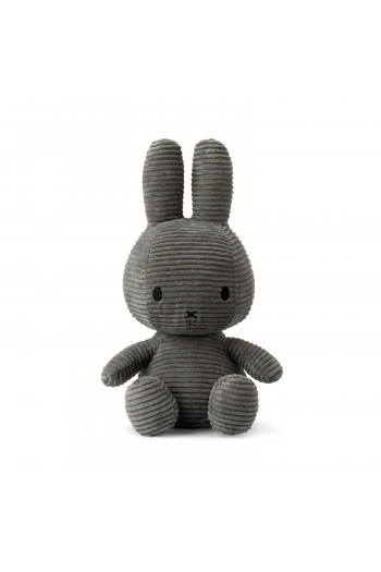 Miffy plišani zeka Corduroy 33cm, Grey 