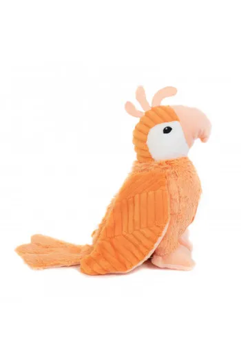 Les Deglingos igračka papagaj Repetou, orange 