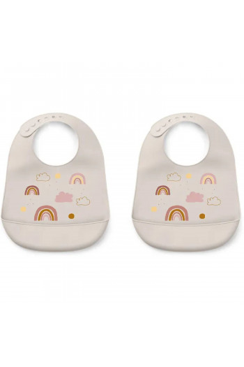 Liewood silik portikle 2pcs Tilda, Rainbow sandy 
