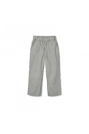 Liewood pantalone Harald, Stripe Whale Blue/CremeC 