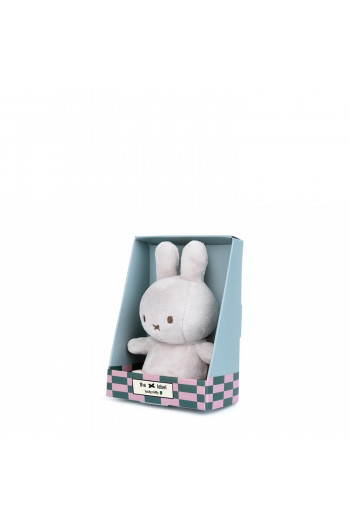 Miffy Lucky plišani zeka u pokl. kutiji 10cm, Grey 
