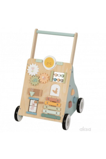 Cute&Cool drvena igračka guralica sa aktivnostima 