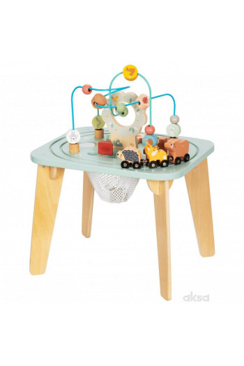 Cute&Cool drvena igračka sto sa aktivnostima 