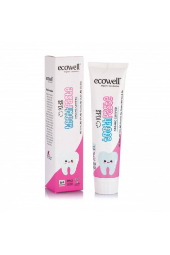 Ecowell Org.pasta za zube za bebe i decu 6m+,75 gr 