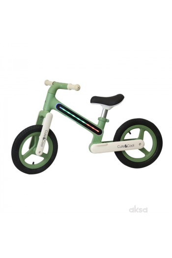 Cute&Cool balance bike sa svetlom zeleni 