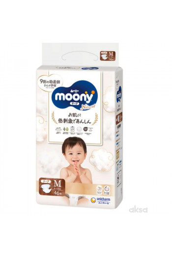 Moony natural pelene M 6-11kg, 46kom 