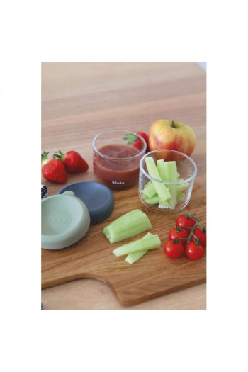 Beaba set od 2x150 ml staklene posude,Min/Sgreen 