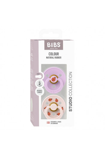 BIBS laža Studio Ladybug Violet Sky velicina 2 