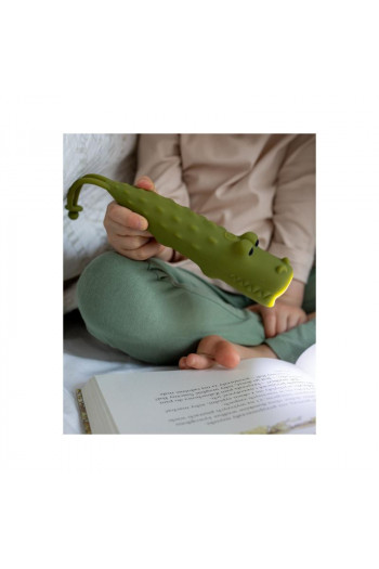 Rabbit n Friends baterijska lampa krokodil,zeleni 