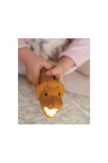 Rabbit n Friends baterijska lampa lav, oker 