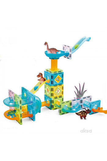 Cute&Cool magnetne pločice dino svet, 74 kom 