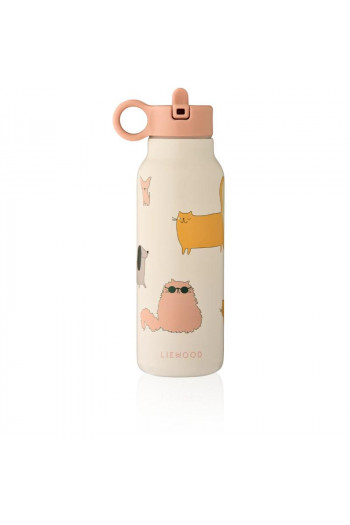 Liewood termos boca 350ml Falk,Cats and Dogs/Sandy 