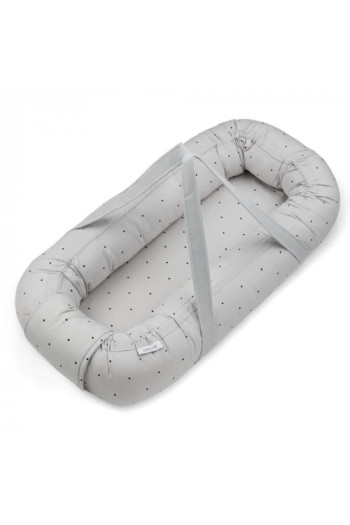Liewood gnezdo Gro,Classic dot dumbo grey 