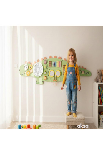 Cute&Cool drvena igračka tabla za zid dino 