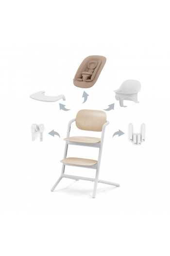 Cybex hranilica Lemo 4u1, Sand White 