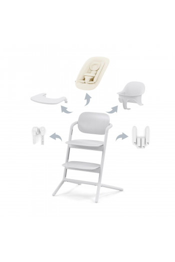 Cybex hranilica Lemo 4u1, All White 