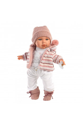 Luka Llorens beba Julia, roze 