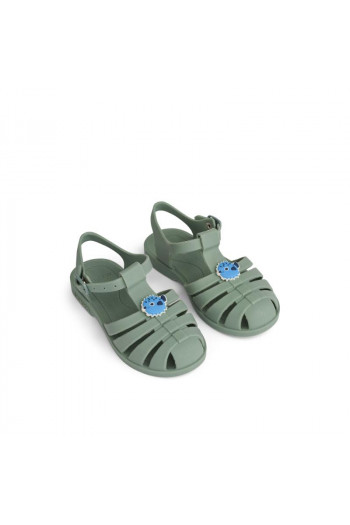 Liewood sandale Bre sa ukrasom,Puffer/peppermint 