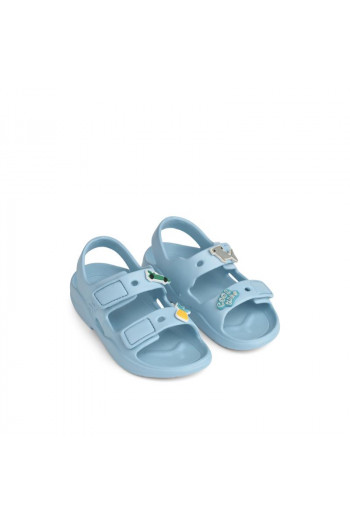 Liewood sandale Lilo sa ukrasom,Beach blue 