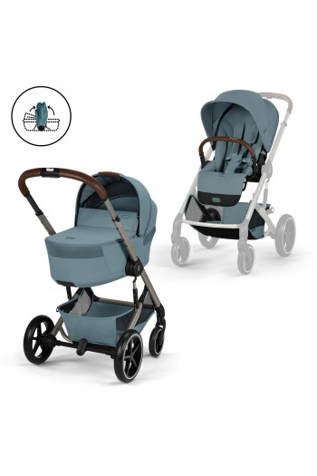 Cybex duo sistem Balios S Lux Stormy Blue (taupe) 