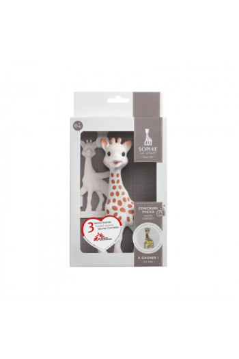 Sophie La Girafe gift set žirafa i glodalica bela 