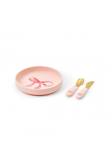 Elodie silikonski set za hranjenje rosie bow 