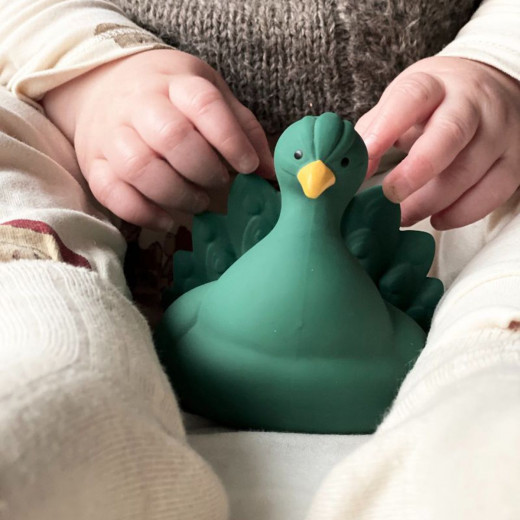 Natruba igačka za kupanje paun, zelena 