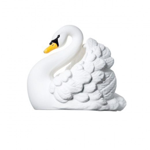 Natruba igačka za kupanje labud, bela 