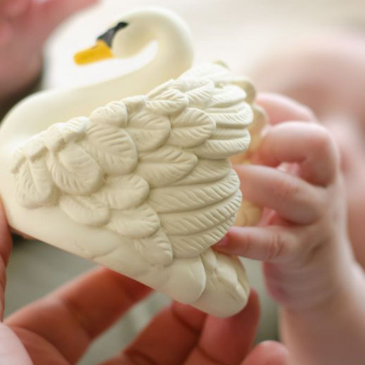 Natruba igačka za kupanje labud, bela 