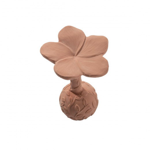 Natruba zvečka/glodalica cvet, roze 