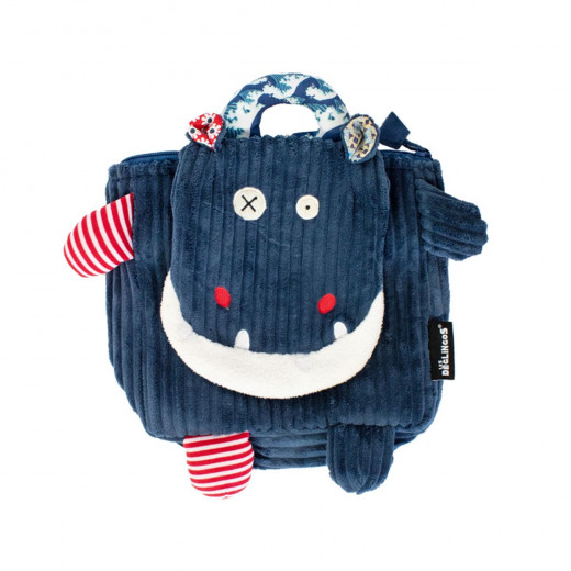 Les Deglingos Hippipos nilski konj Corduroy ranac 