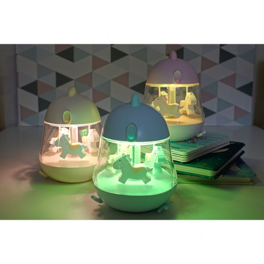 Rabbit n Friends lampa sa karuselom plava 