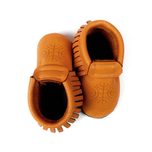 Baobaby pelice mokasine, vel NB (1-2m), Curry 