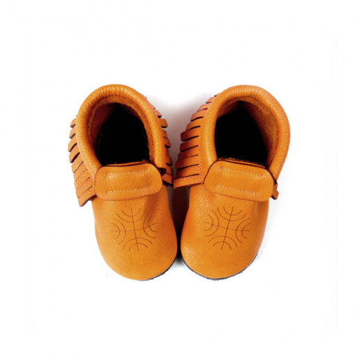 Baobaby pelice mokasine, vel NB (1-2m), Curry 