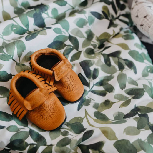 Baobaby pelice mokasine, vel M (9-18m), Curry 