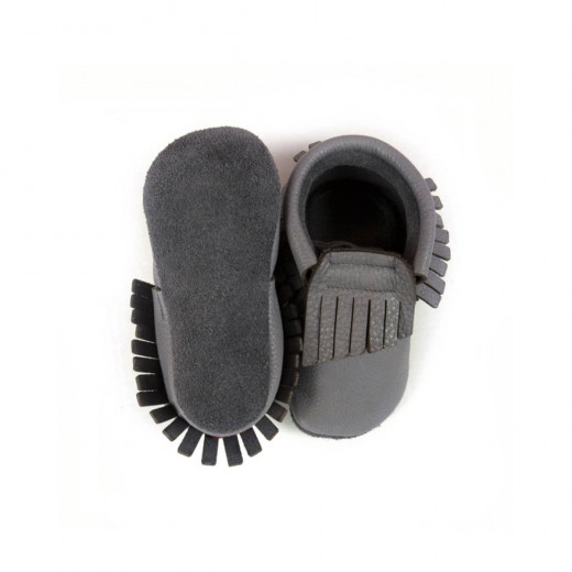 Baobaby pelice mokasine, vel XS (3-6m), Grey 