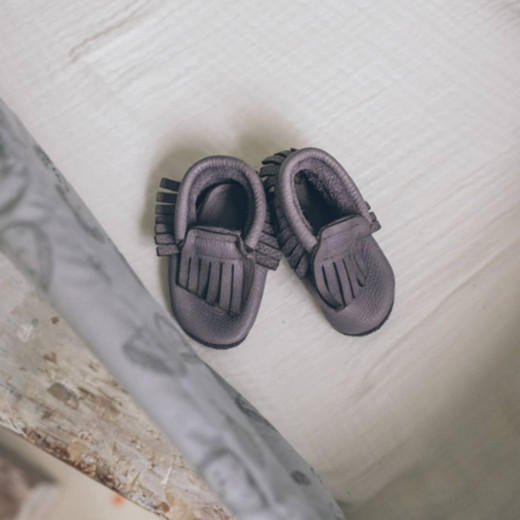 Baobaby pelice mokasine, vel S (5-10m), Grey 