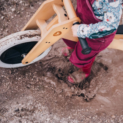 Wishbone tricikl drveni 3 u 1 Natural 