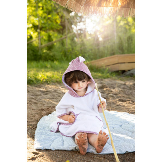 Vinter&Bloom pončo za kupanje Misty Rose 