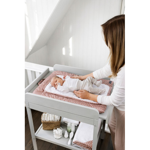 Vinter&Bloom meki pult za presvlačenje Misty Rose 